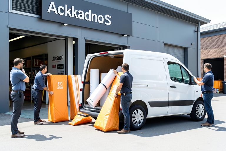 Delivery service at Iris Signs