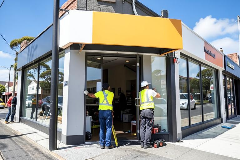 Installation service at Iris Signs